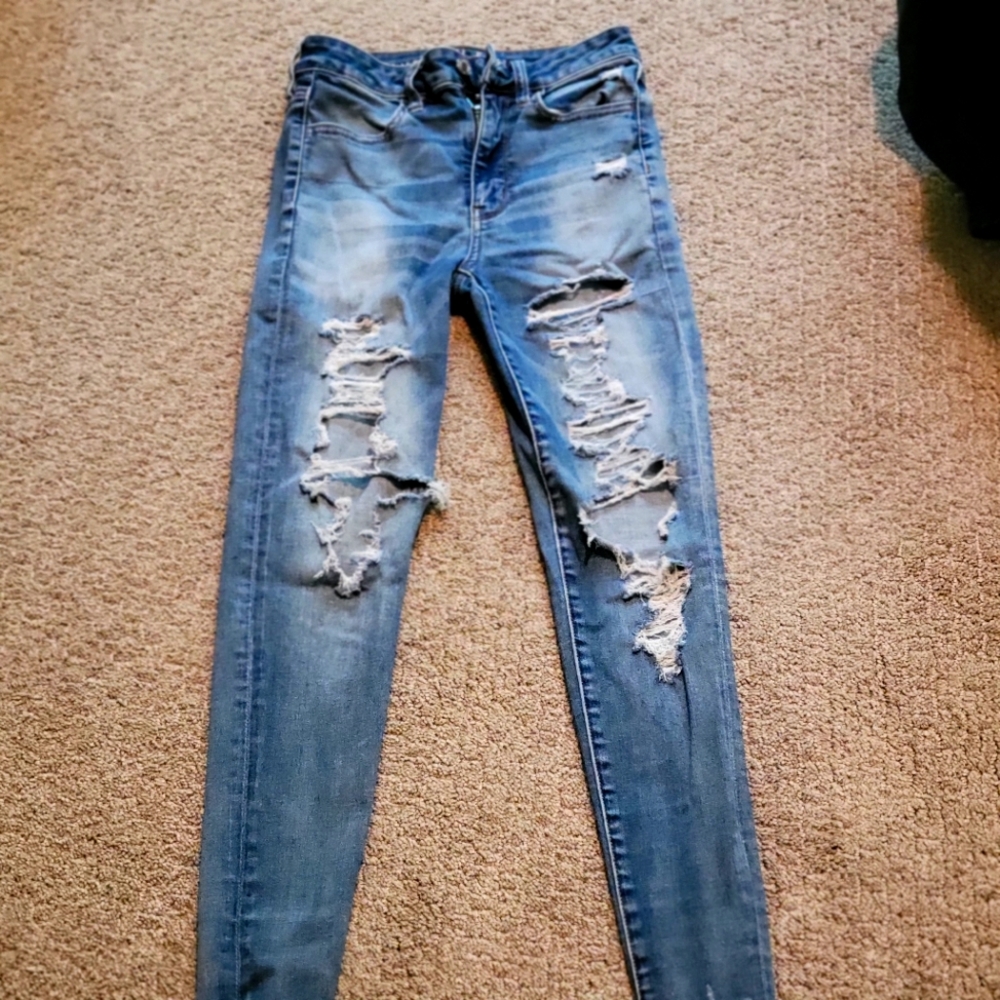 American Eagle Super Hi-Rise Jeggings
